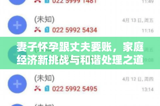 妻子怀孕跟丈夫要账，家庭经济新挑战与和谐处理之道