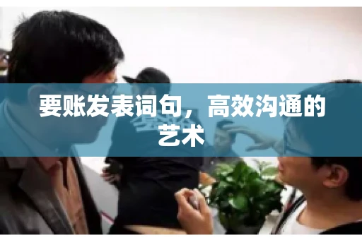 要账发表词句，高效沟通的艺术