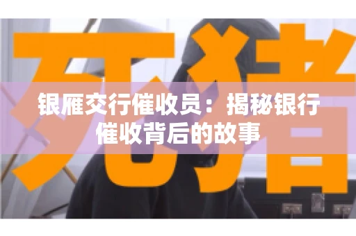 银雁交行催收员：揭秘银行催收背后的故事
