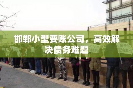 邯郸小型要账公司，高效解决债务难题