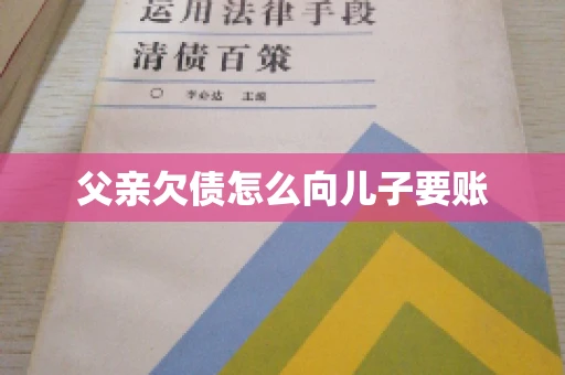 父亲欠债怎么向儿子要账