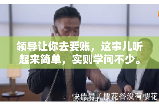 领导让你去要账，这事儿听起来简单，实则学问不少。我有个朋友，叫小王，最近就碰上了这样的难题。今天，咱们就聊聊这个话题，看看在职场中，面对领导交代的要账任务，我们应该怎么应对。