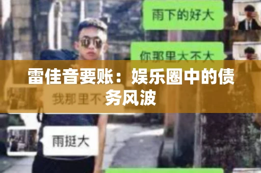 雷佳音要账：娱乐圈中的债务风波