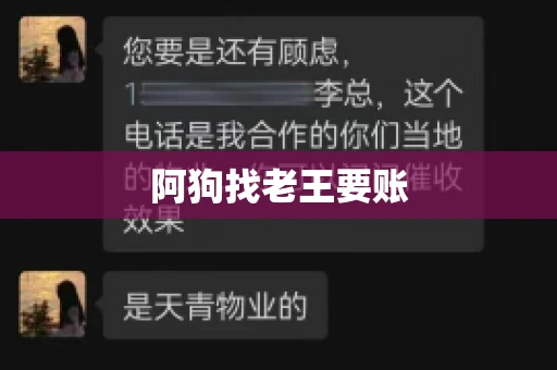 阿狗找老王要账