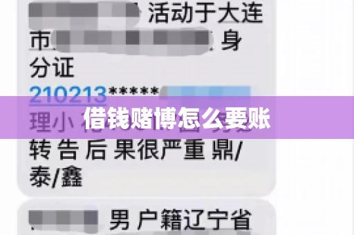 借钱赌博怎么要账