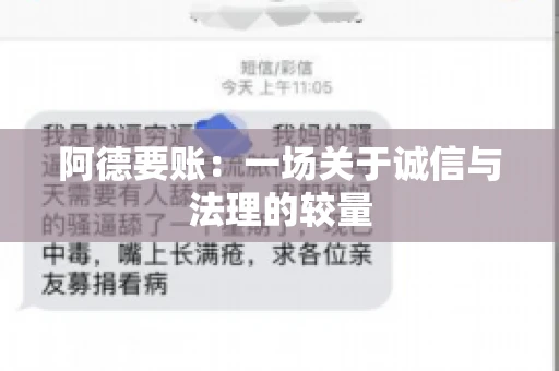 阿德要账：一场关于诚信与法理的较量