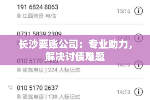 长沙要账公司：专业助力，解决讨债难题