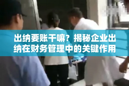 出纳要账干嘛？揭秘企业出纳在财务管理中的关键作用